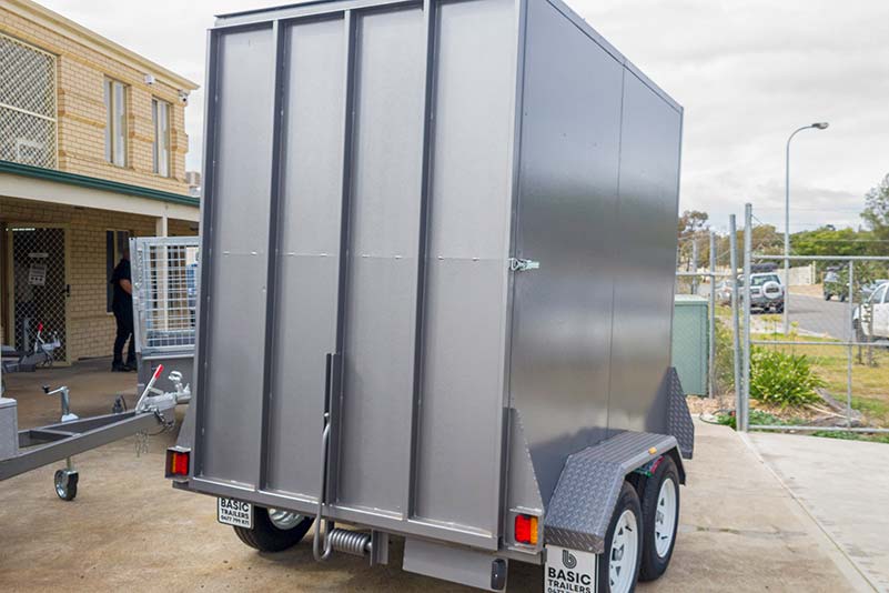 Tandem Trailers For Sales: ENCLOSED-7FT-TRAILER-TANDEM-AXLE-12X5
